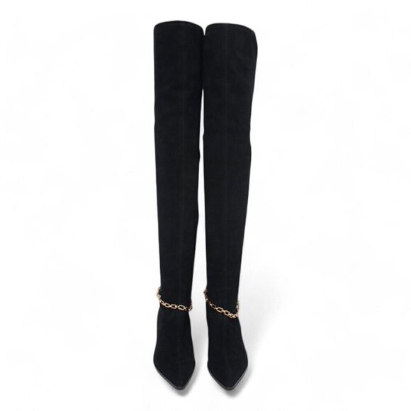 Stella Luna Over the Knee Suede Boots - Picture 8 of 11